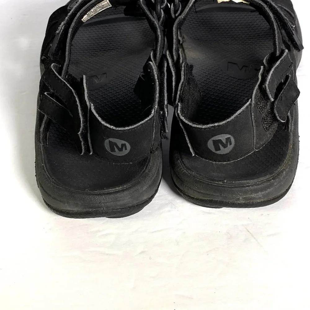 Merrell Hiking Sport Water Sandals Black Granite Men's Size 8